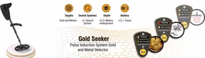 جهاز جولد سيكر  لكشف الذهب الخام والعملات المعدنية القديمة