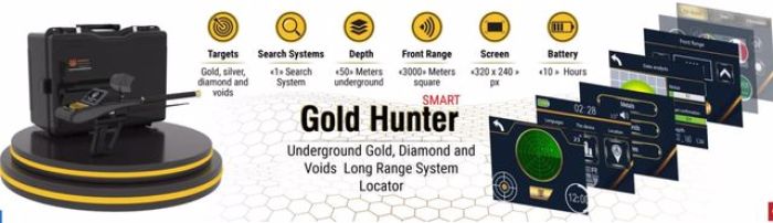  للبحث عن الذهب والكنوز الدفينة جهاز جولد هانتر سمارت 