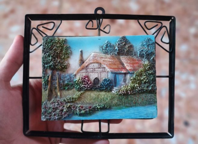 لوحة ديكورية بلمسة ريفية 